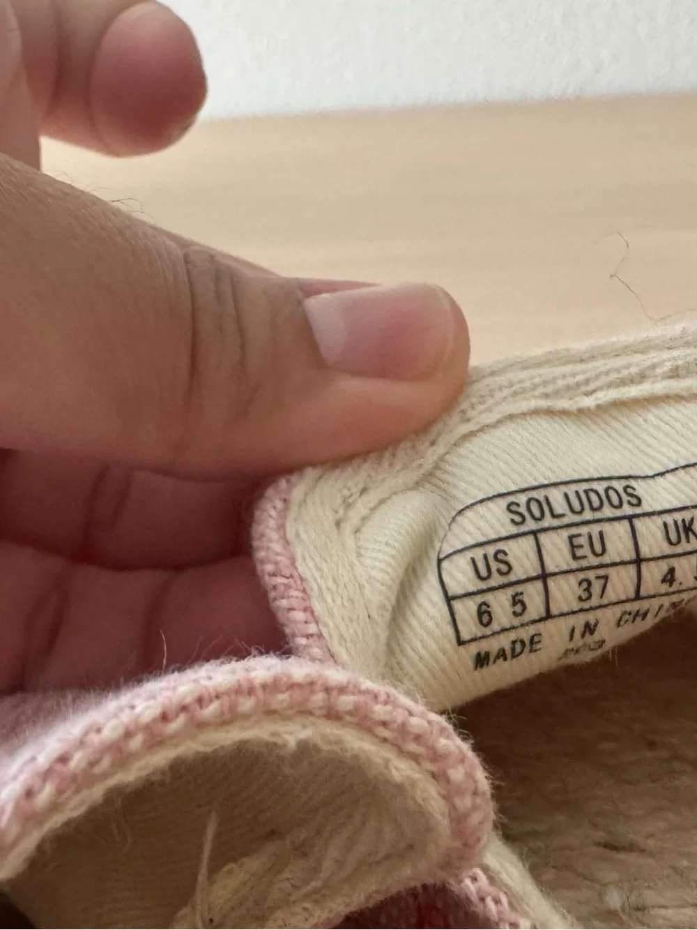 Soludos Pink Embroidered Canvas Espadrilles